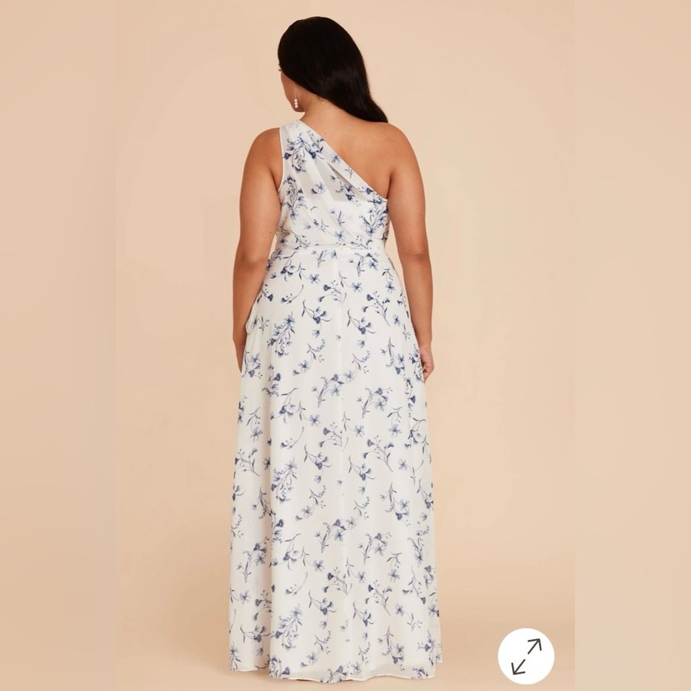 NWT Birdy Grey Kira Dress Chiffon Blue Le Fleur Bridesmaid Wedding Dress XL - Picture 15 of 15